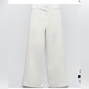 White high rise Zara jeans size 6 US